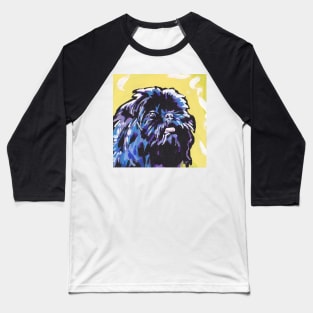 Affenpinscher portrait Dog Pop Art Baseball T-Shirt